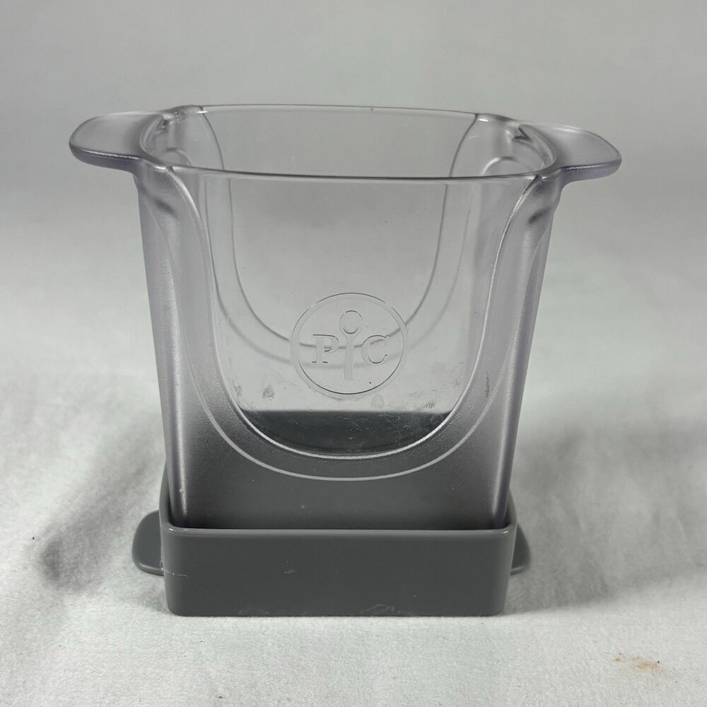Pampered Chef Cup Slicer w/ Container Gray/Clear